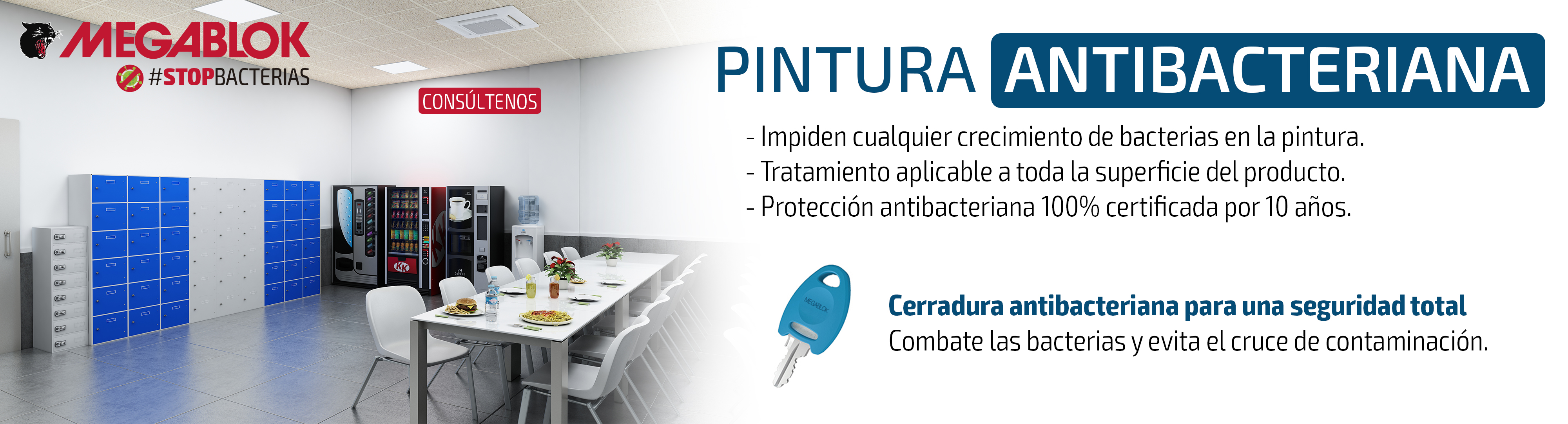 Pintura antibacteriana